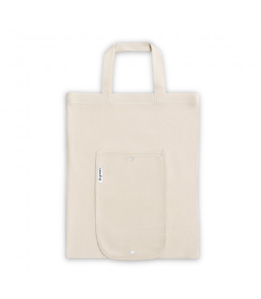 Сгъваема торба от рециклиран памук - 102332