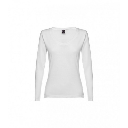 Бяла дамска блуза THC BUCHAREST WOMEN WH - 1046