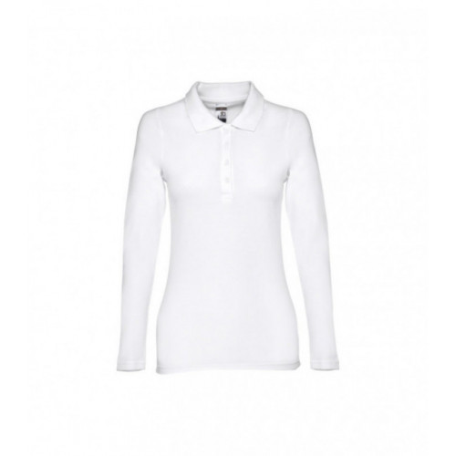 Бяла дамска поло блуза THC BERN WOMEN WH - 1060