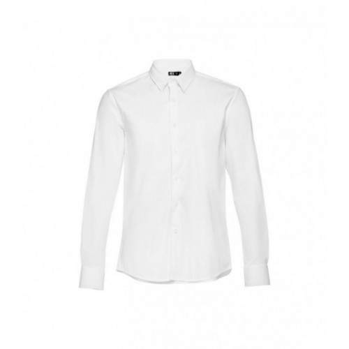 Бяла мъжка риза THC PARIS WH - 10102